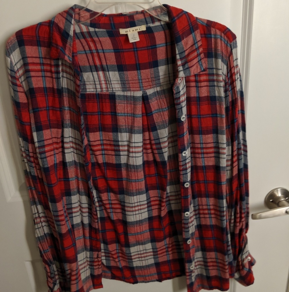 2 flannels together